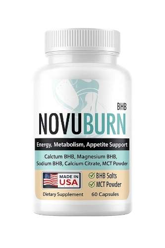 NovuBurn Premium BHB Ketone Supplement bottle